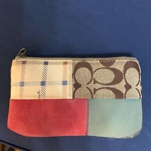 Small coach wristlet